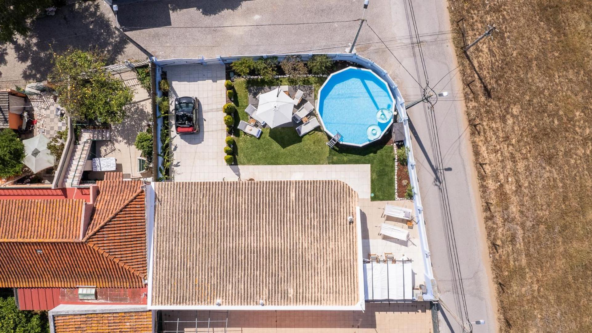 Moradia Familiar Piscina 5Min Praia By Host-Point Charneca  Buitenkant foto