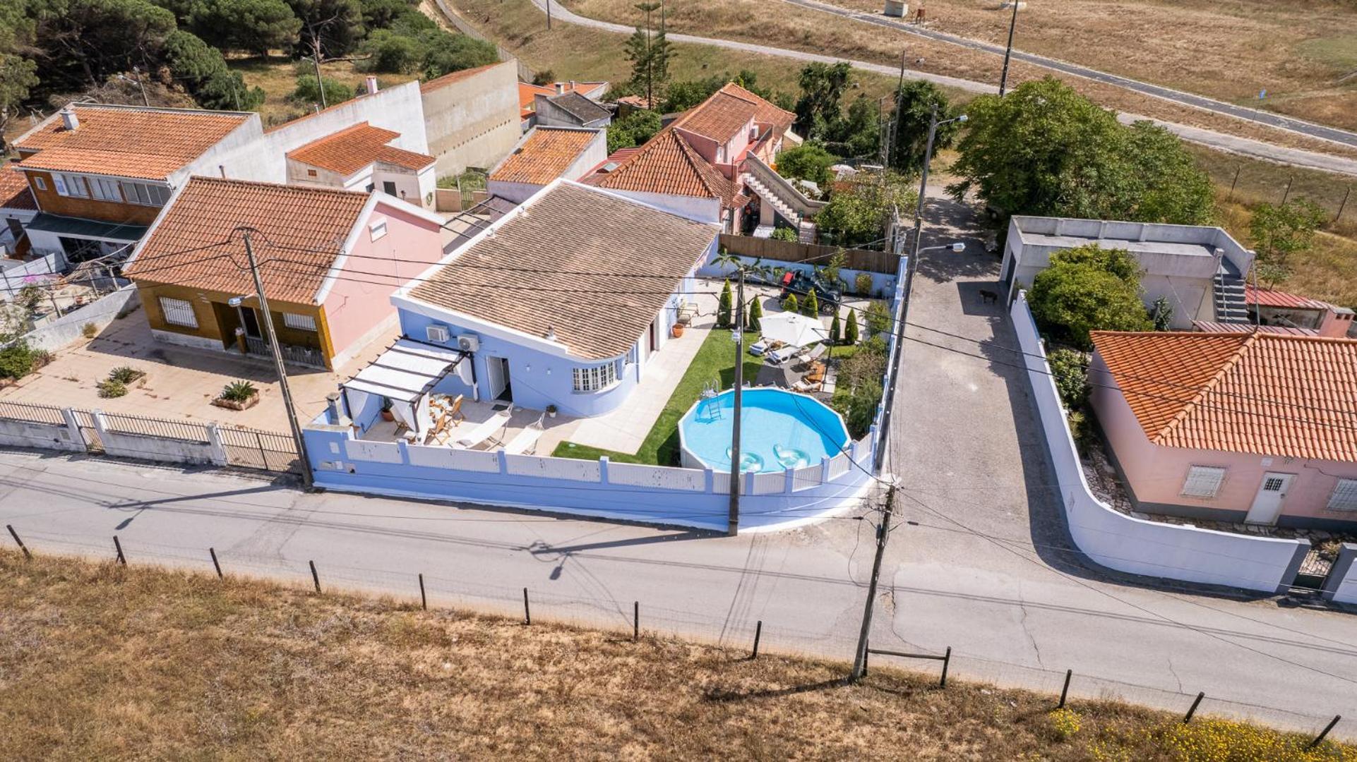 Moradia Familiar Piscina 5Min Praia By Host-Point Charneca  Buitenkant foto